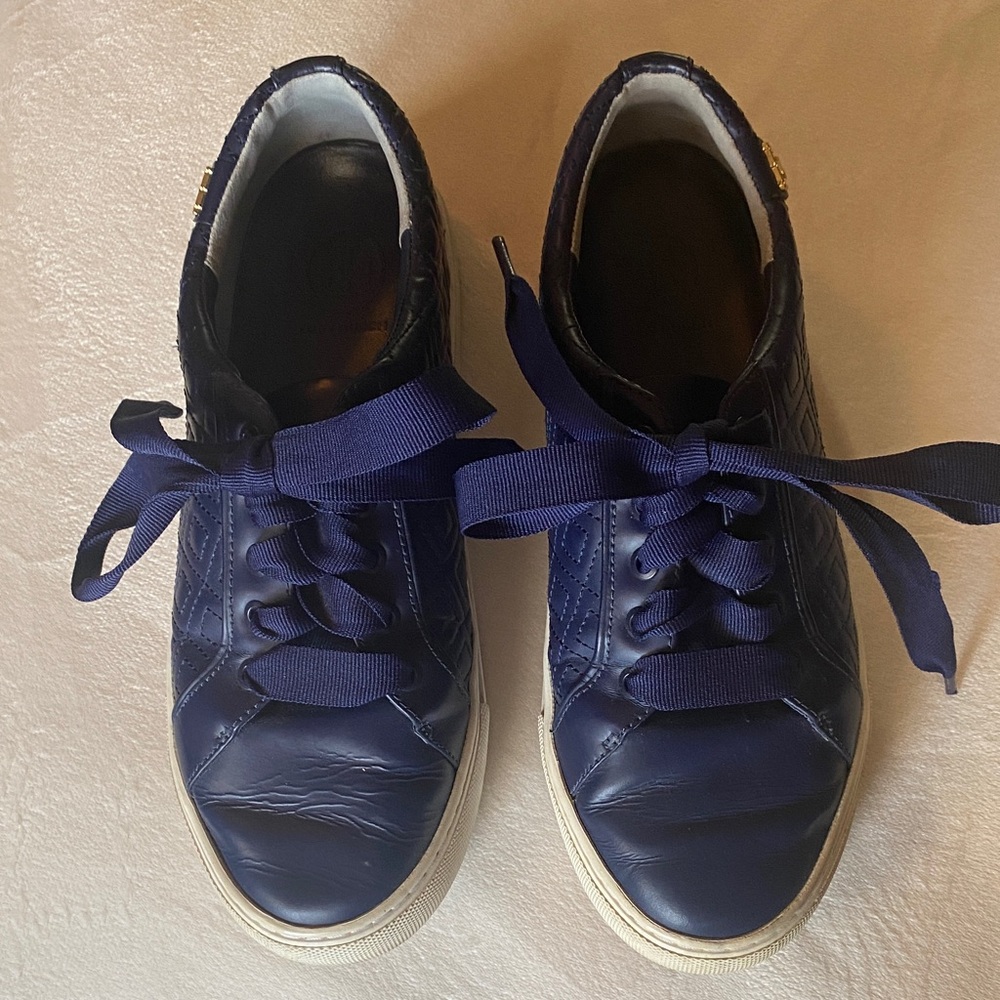Tory Burch Navy Blue Women's Sneakers